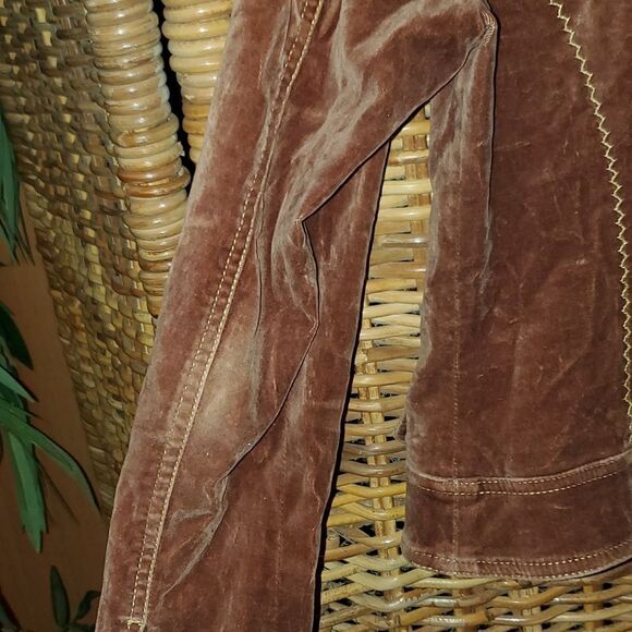 Cache Velour Brown Short Jacket M - Picture 10 of 14